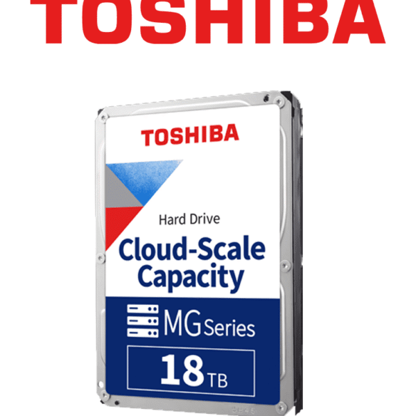 Toshiba Mg09Aca18Te - Disco Duro De 18Tb / 3.5" / Sata Iii / 720 Rpm / Bufer 512Mb / Diseño Sellado Con Helio /