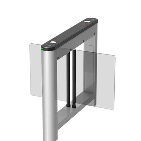 Zkteco Saturns1200 - Barrera Peatonal Central Abatible / Acero Spcc Laminado En Frío / Hasta 3 Millones De Ciclos / Vidrio Templado 2.5D / Requiere Barrera Saturn-S1000 #Newzk1