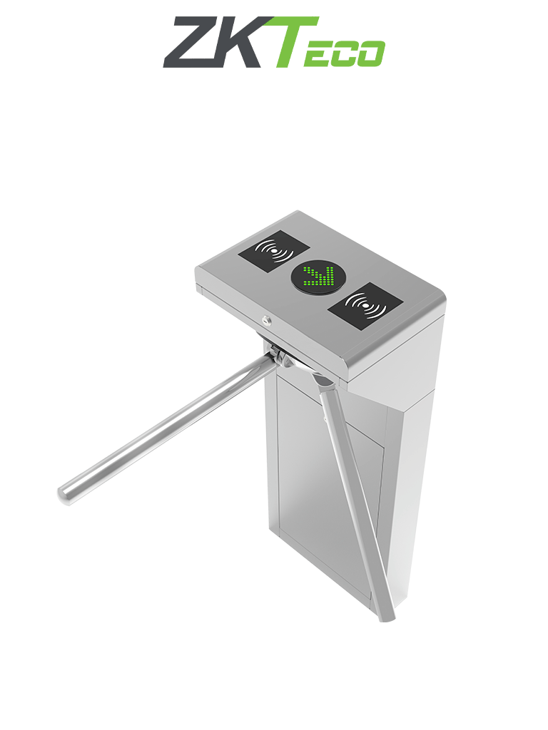 Zkteco Ts1000Plus - Torniquete Bidireccional / Acero Sus304 / 110V / 25 A 30 X Min / Carril 50 Cm / Exterior Protegido / 1 Millón De Ciclos / No Cuenta Con Lectores Y Panel / Compatible Rostro, Palma, Huella, Tarjeta, Qr