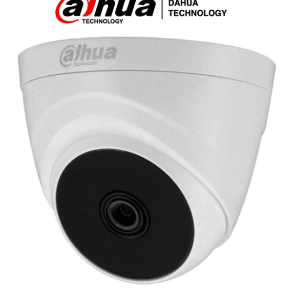 Dahua Hac-T1A21-28 - Cámara Domo Con Resolución 1080P, Lente De 2.8 Mm Y Ángulo De Visión De 103°, Smart Ir De 20 M Para Mejor Visión Nocturna, Ideal Para Interiores. Compatible Con Los Formatos Cvi, Tvi, Ahd Y Cvbs. #Dahq1M