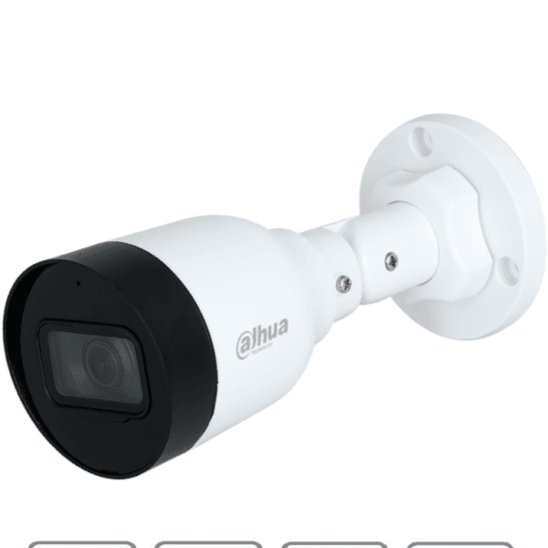 Dahua Ipc-Hfw1230S1-A-S6 - Cámara Ip Bullet De 2Mp, Lente De 2.8Mm, Ángulo De Visión De 102 Grados, Micrófono Integrado, Compresión H.265+, Ir De 30M, Protección Ip67, Poe, Dwdr / #Lonuevo