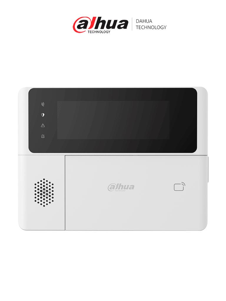 Dahua Dhi-Ark30C-Rw2 - Teclado Inalámbrico Para Interior, Botones Físicos, Armado Y Desarmado A Través De Contraseña Y Tarjeta Ic, Soporta 3 Alarmas: Médica, Fuego Y Emergencia, Actualización Por Cloud, Compatible Únicamente Con Hub 2.0