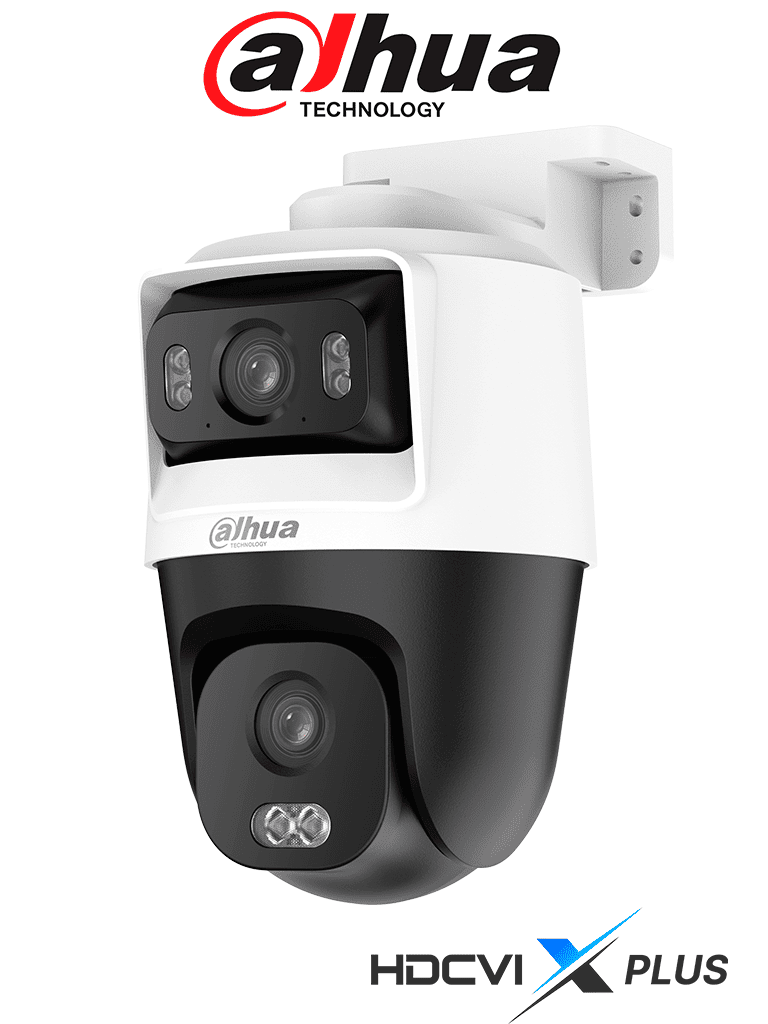 Dahua Dh-Hac-Pts1500Cn-E2-Il-A - Cámara Pt De Doble Lente 2+2 Megapíxeles Hdcvi / Hdcvi X Plus/ Iluminador Dual Inteligente/ Micrófono Incorporado/ Iluminación De Hasta 50M De Distancia/ Campo De Visión De Hasta 111°/ Policarbonato #Bfpt