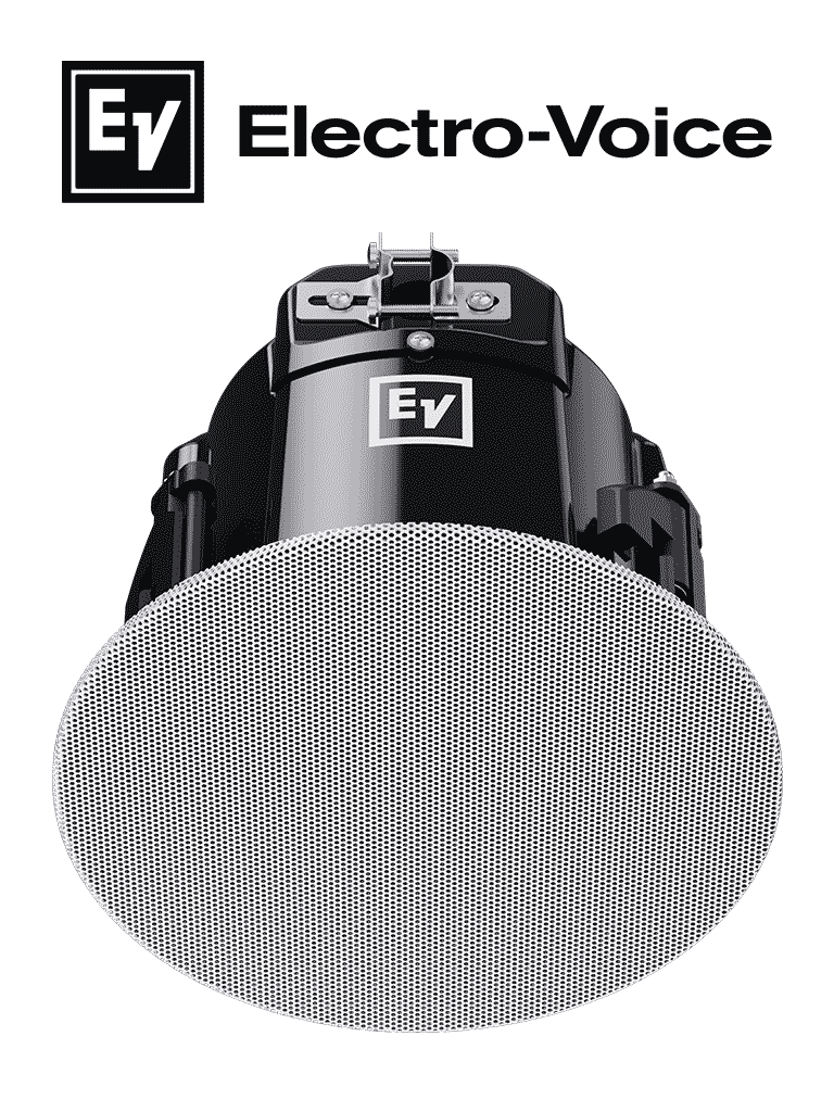 Electrovoice M_Evidc4.2G2 - Altavoz De Techo 4" / 70V O 100V / Blanco / Evid-C-G2 / Venta En Pares