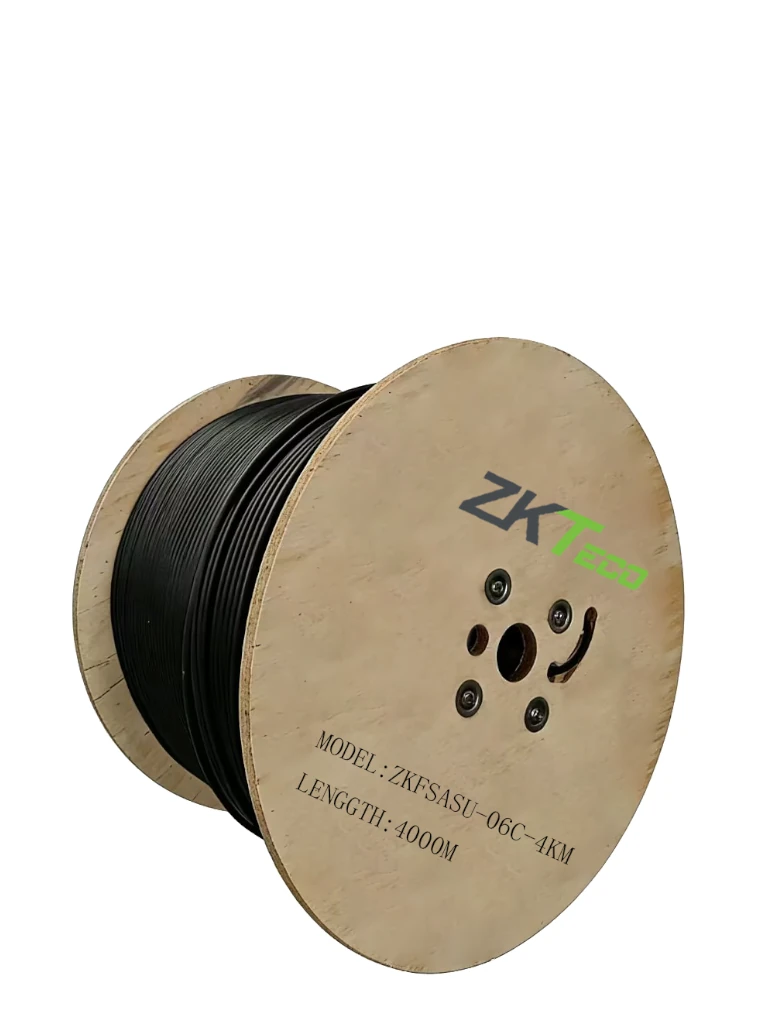 Tce - Zkfsasu-06C-4Km - Fibra Óptica Aérea Mini Adss (Asu) G.652D, Monomodo De 6 Hilos, Exterior, Span 80, Loose Tube (Precio Por Carrete)