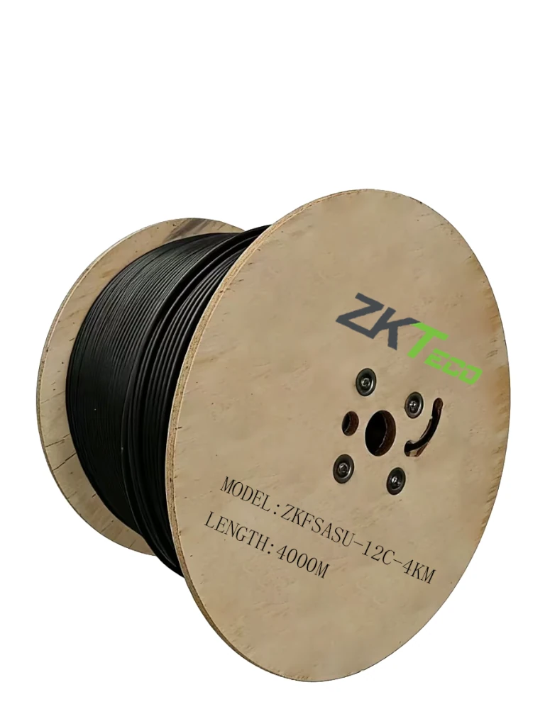 Tce - Zkfsasu-12C-4Km - Fibra Óptica Aérea Mini Adss (Asu) G.652D, Monomodo De 12 Hilos, Exterior, Span 80, Loose Tube (Precio Por Carrete)