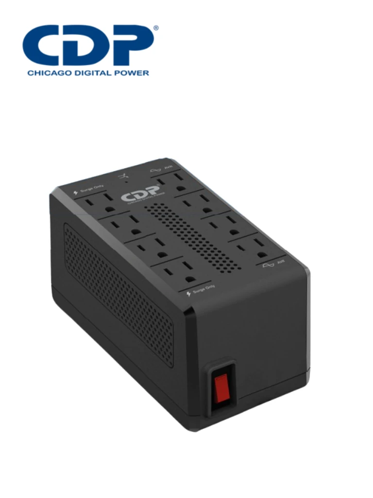 Cdp Ravr1408 1410Va/700W Avr, 8 Salidas, 175 Julios, 120 Vac