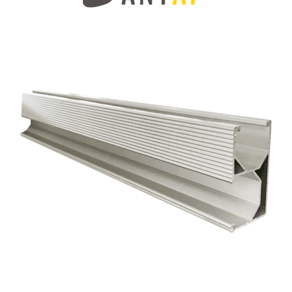 Riel De Aluminio (2400 Mm) - Aluminio Anodizado De Alta Resistencia - Antai Solar