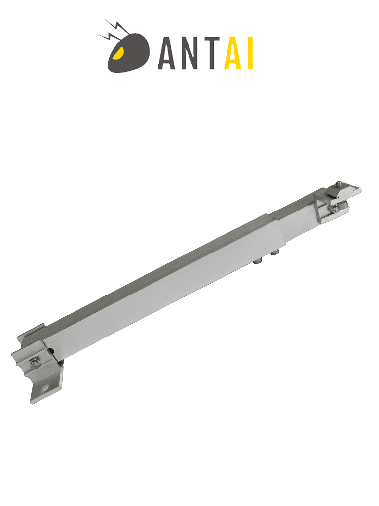 Pata Trasera Con Altura Ajustable - Adjustable Rear Leg Reinforced 15° A 30 ° - Aluminio Anodizado De Alta Resistencia - Antai Solar