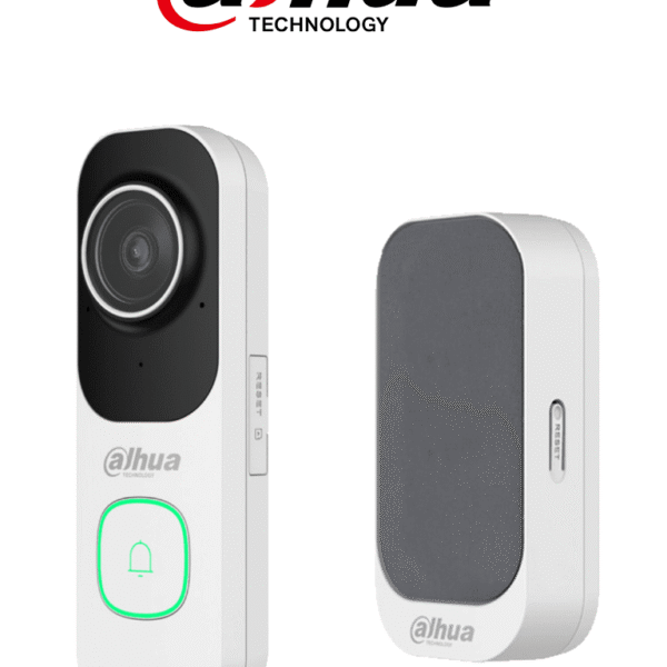 Dahua Dh-Vdkp01-Wg - Kit Timbre Inteligente Inalámbrico, Wifi 2.4 Ghz, Cámara De 4Mp, Compatible Con Dmss, Ranura Micro Sd