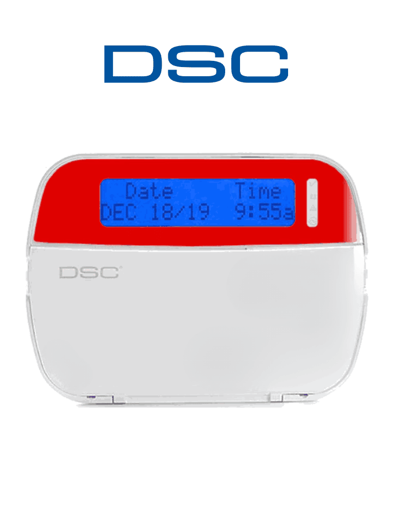 Dsc Hs2Lcd Red - Teclado Cableado Lcd Alfanumérico Rojo Admite 128 Zonas Compatible Con Neo