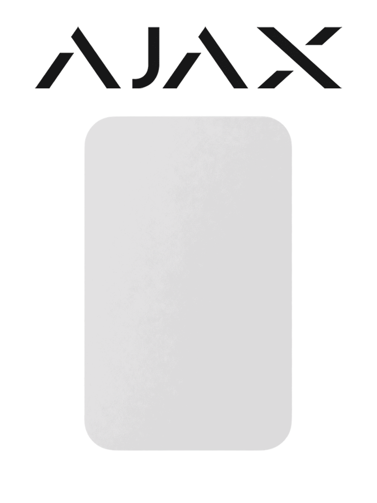 Ajax Solobutton (1-Gang) - Tapa Para Lightcore Solución Lightswitch. Para Interrutor Único. Color Blanco