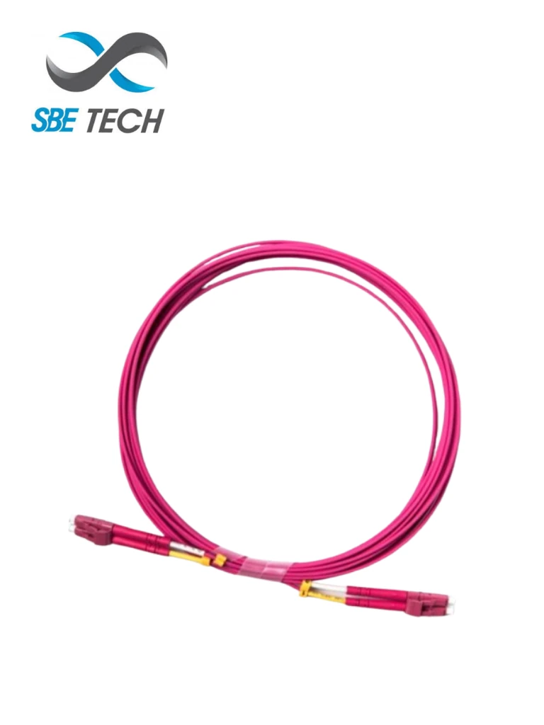 SBE-JUMLC-LC-2M50.webp Sbe Tech Sbe-Jumlc-Lc-2M50 - Jumper Multimodo Lc-Lc / Tipo 50/125µm Om4 / Conector Plastico / Tipo Lc-Lc Duplex / 2 Metros / Forro Pvc Con Retardante A Flama / Férula De Cerámica De Zirconia - Image 1