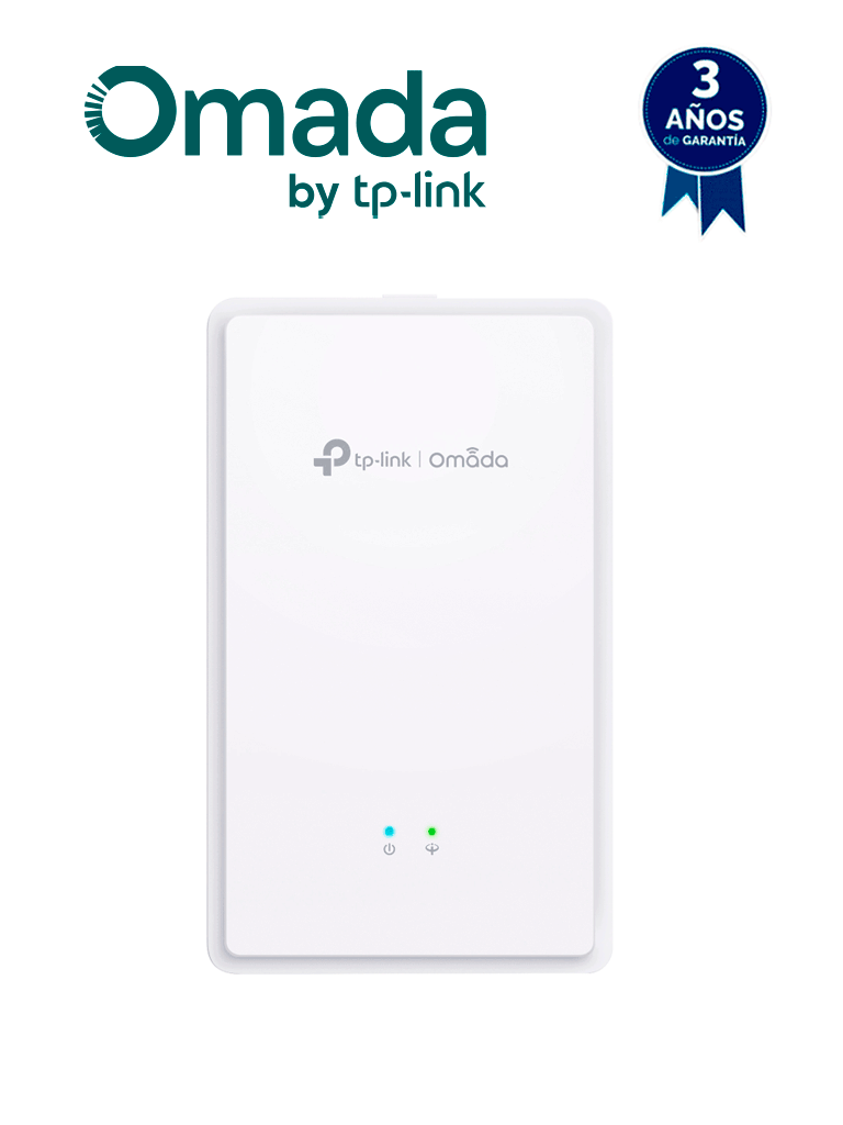 Tp-Link Eap615Gp-Wall - Gpon Punto De Acceso Wifi Ac De Pared/ Velocidad De Hasta 1.2Gbps En 5Ghz Y 574Mbps En 2.4Ghz/ Multi Ssid & Beamforming/ Capacidad Para Voip/ Gestión Centralizada Omada